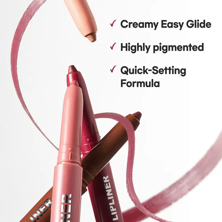 Lip liner texture and result